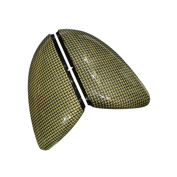 MK7/7.5 Kevlar Yellow Side Mirror Replacement Caps