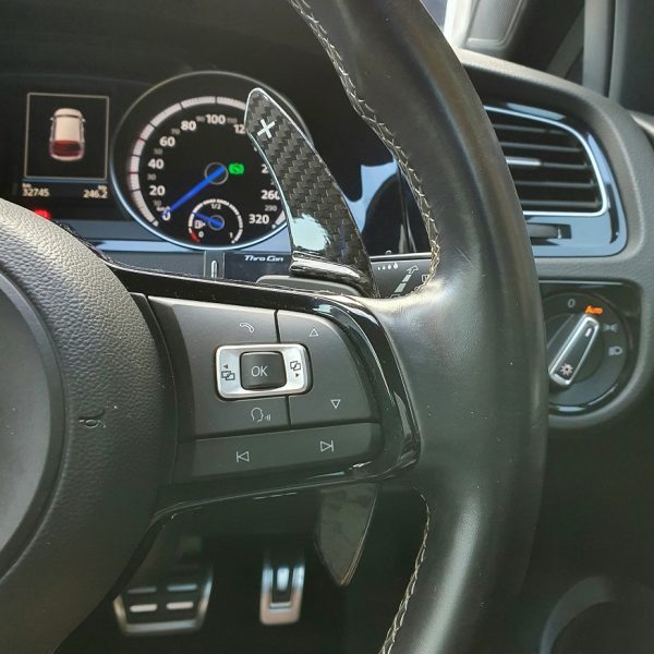 MK7/7.5 GTI/R Dry Carbon Stick On Style Paddle Shifter - Image 3