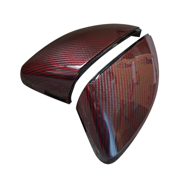 Audi S3/RS3 8V Kevlar Red Side Mirror Replacement Caps - Image 2