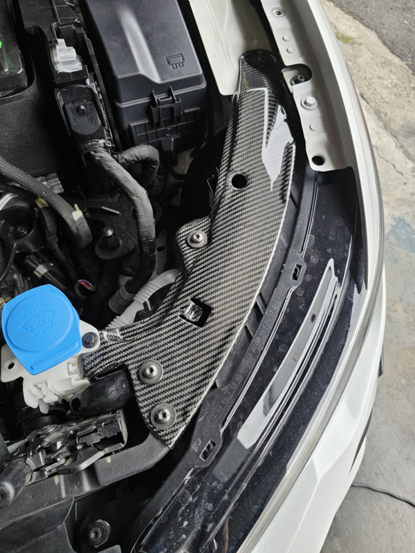 MK8 Dry Carbon Headlamp Supports