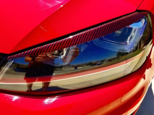 MK7 Kevlar Red Eyelids Ultra Thin Design - Image 2