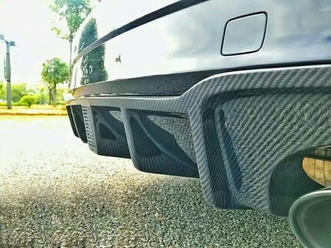 Audi RS3 8V Rear Diffuser V1 - Premium DeutschCarbon