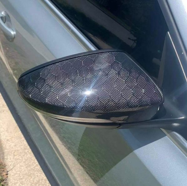 Scirocco Honeycomb Side Mirror Replacement Caps - Image 5