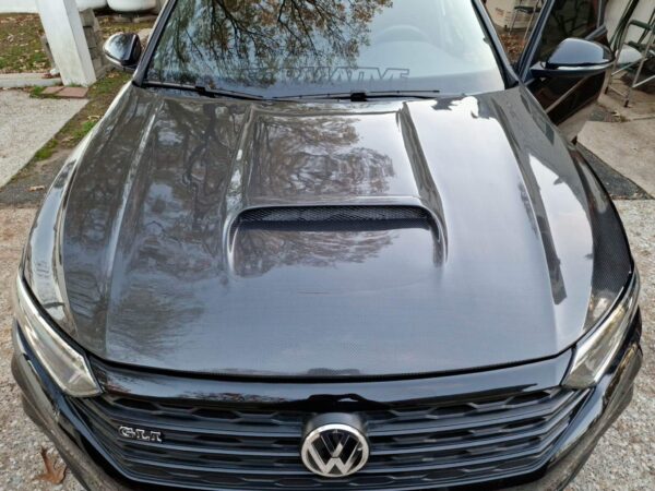 MK7 GLI Subaru Style Vented Hood Level 2 - Image 3